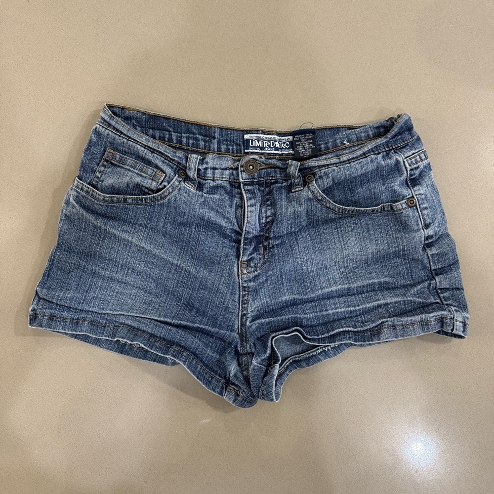 Limited Too Jeans Size 14 Blue Denim Shorts